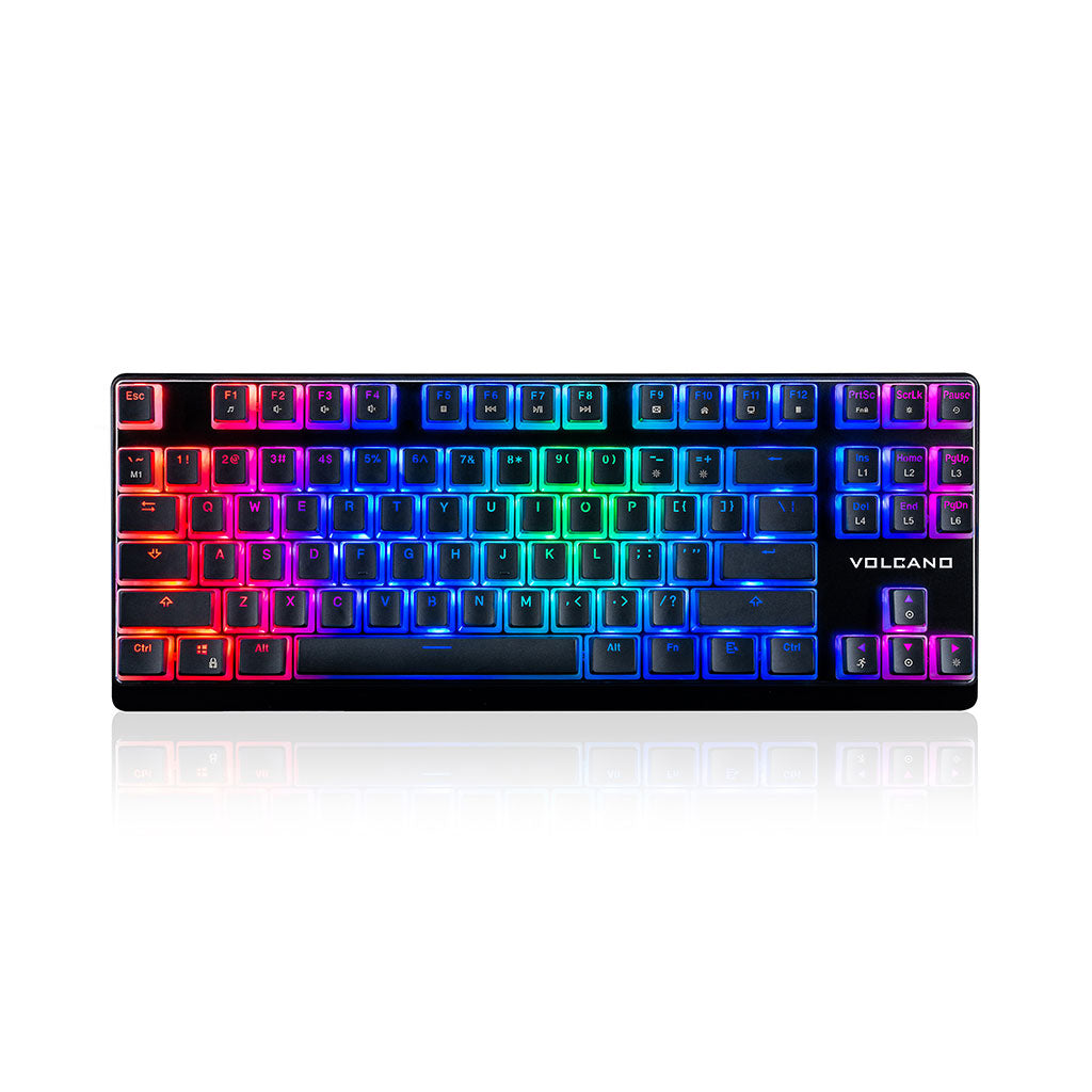 Lanparty RGB Pudding Edition Black Outemu Blue