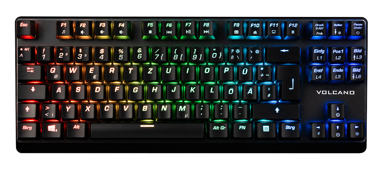 LANPARTY PLUS RGB Black Outemu Brown