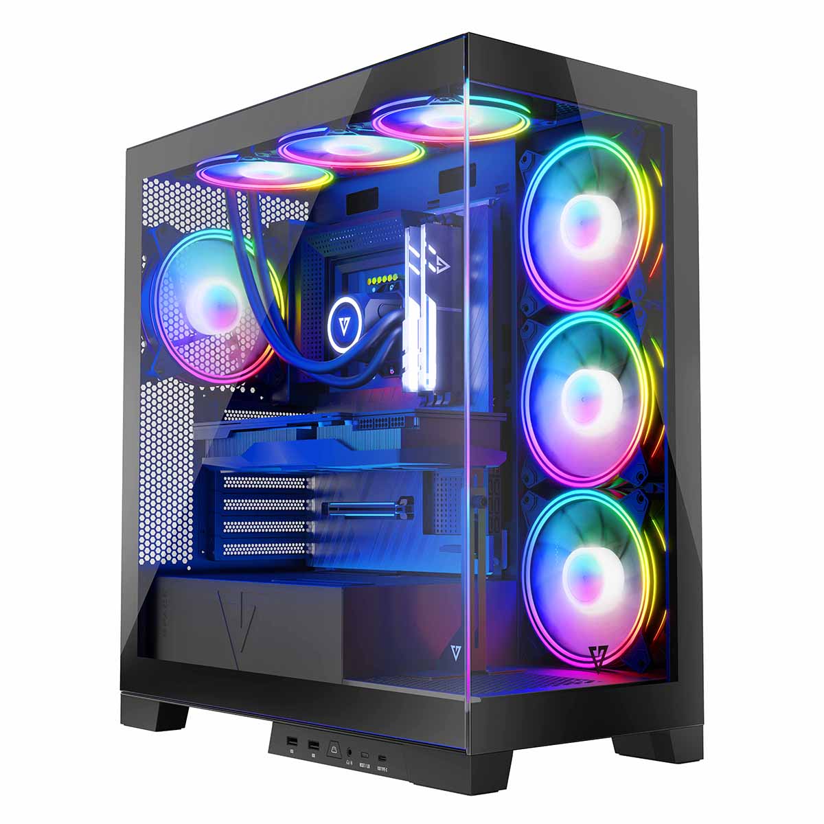 SPACE APEX ARGB MIDI Black