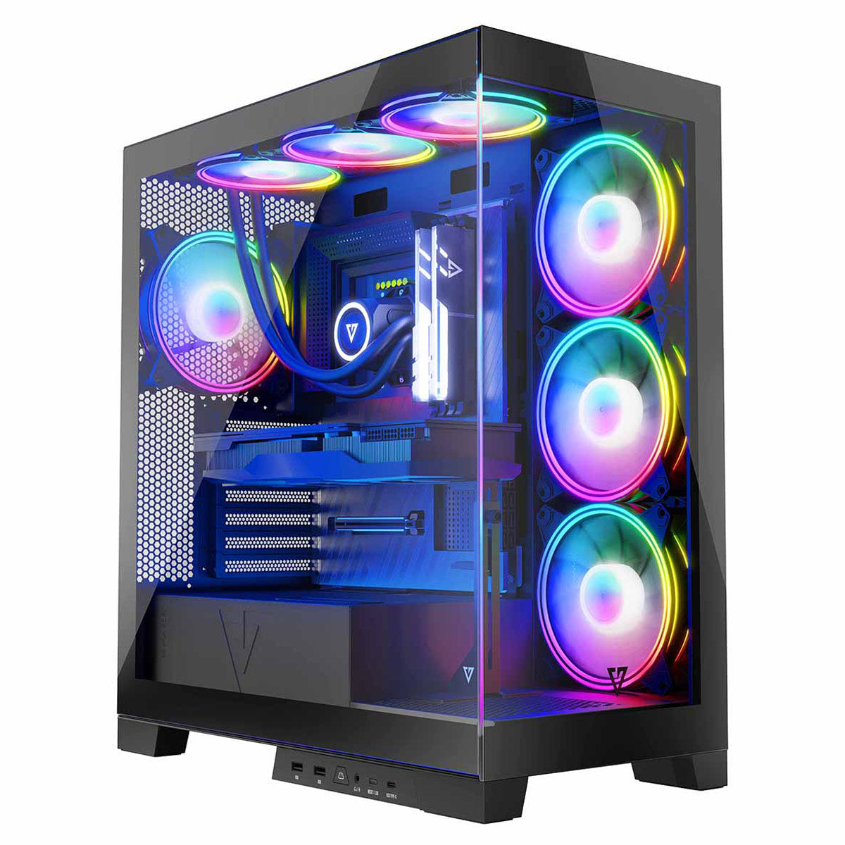 SPACE APEX ARGB MIDI Black